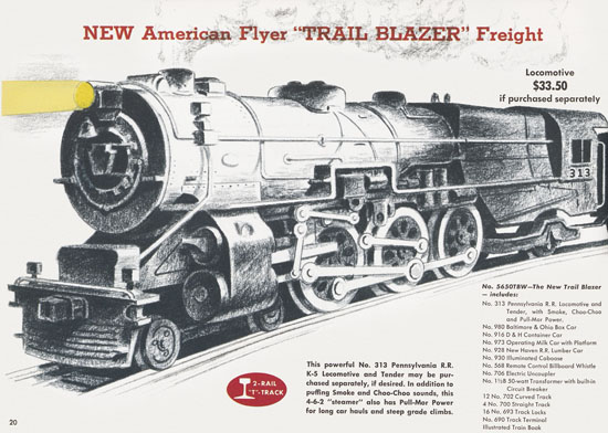 American Flyer Katalog 1956