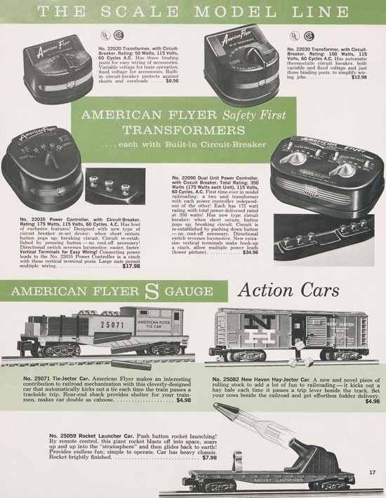 American Flyer World of transportation 1962