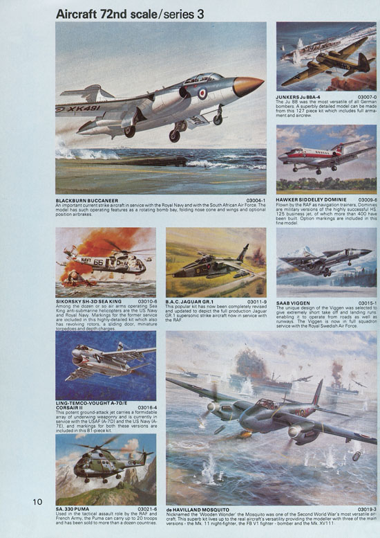 Airfix Kit catalogue 1979