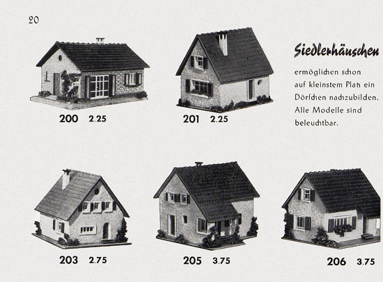 Faller Katalog 1955
