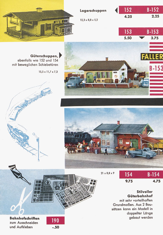 Faller Katalog 1959