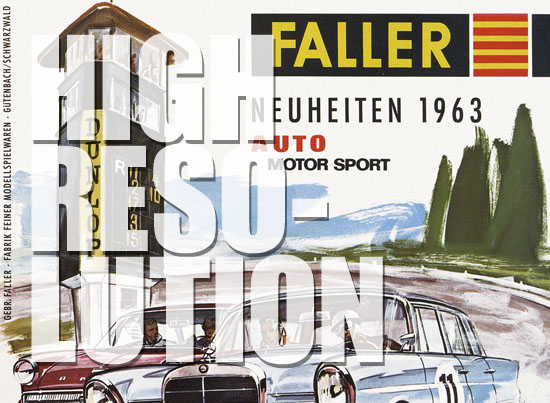 Faller Neuheiten-Katalog 1963