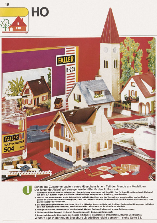 Faller Katalog 1974 874