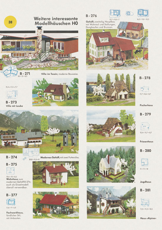 Faller Katalog 1972-1973 D872