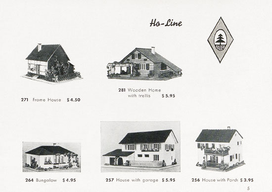 Faller catalogue U.S. Edition 1955-1956
