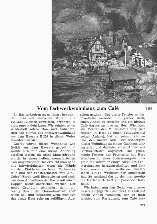 Faller-Magazin Nr. 22 April 1966