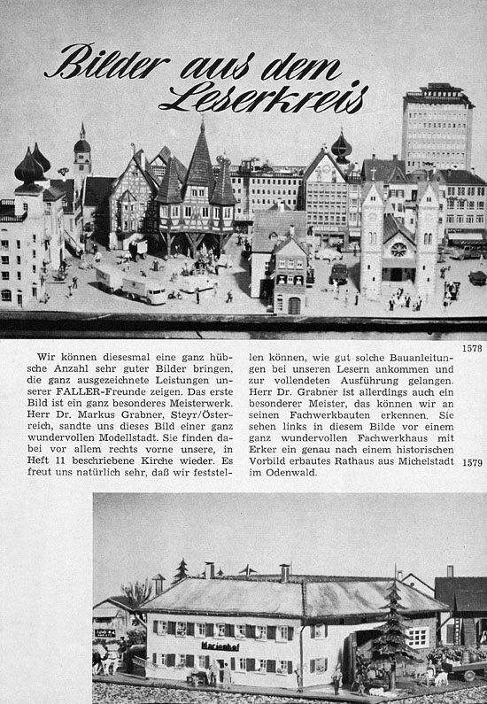 Faller-Magazin Nr. 27 Februar 1962