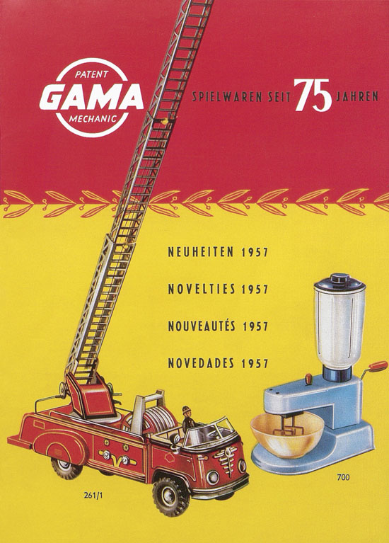 Gama Katalog Neuheiten 1957