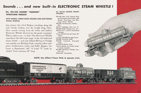 Gilbert H0 Trains 1956
