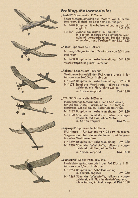 Graubele Katalog 1955