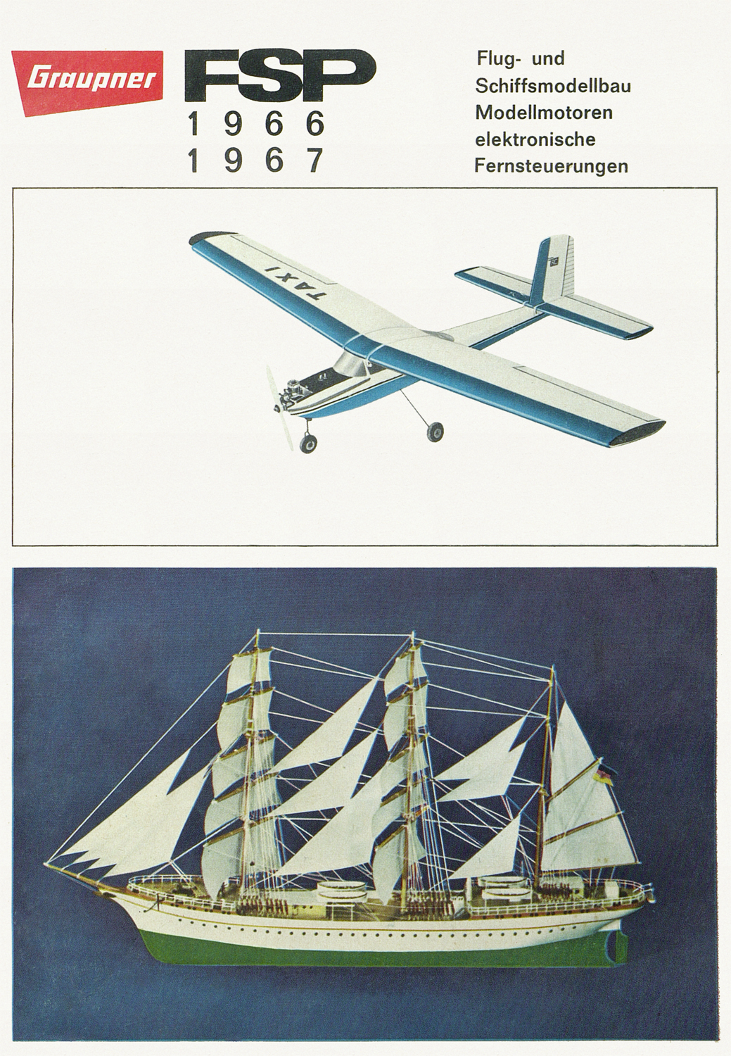 Graupner Flug- und Schiffsmodellbau Prospekt 1966-1967