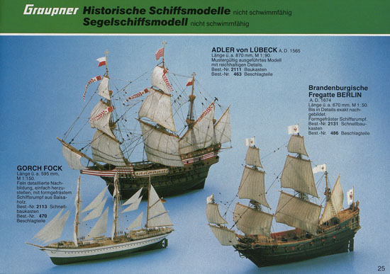 Graupner Katalog FSP 84-85