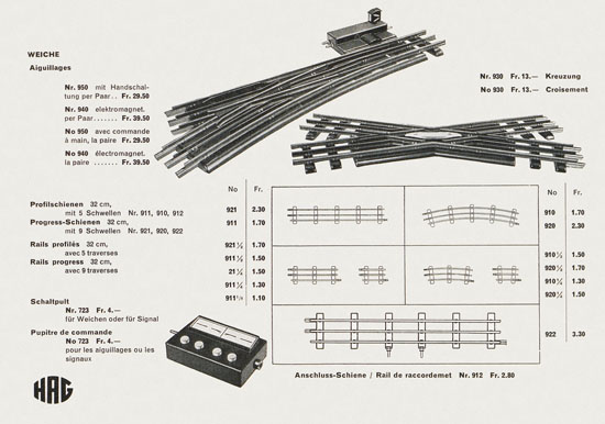 HAG Katalog 1957