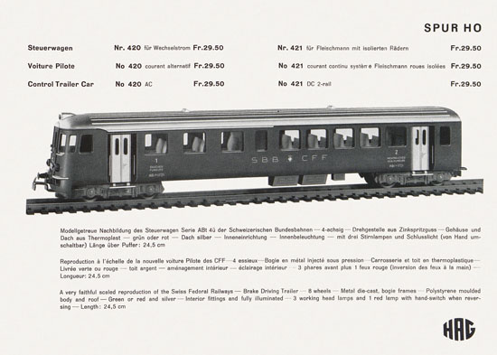HAG Katalog 1965-1966