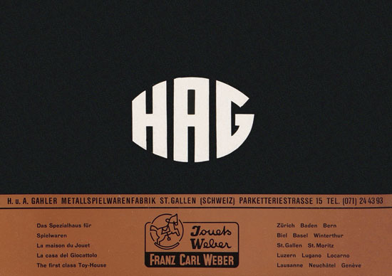 HAG Katalog 1960-1961