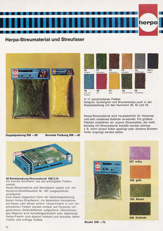 Herpa Hauptkatalog 1972-1973