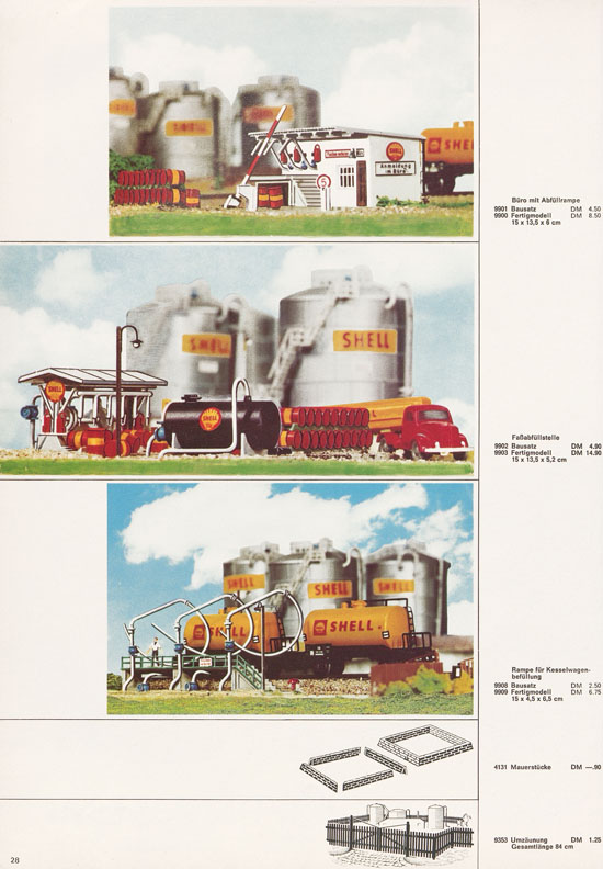 Kibri Katalog Modellbahn-Zubehör 1968-1969