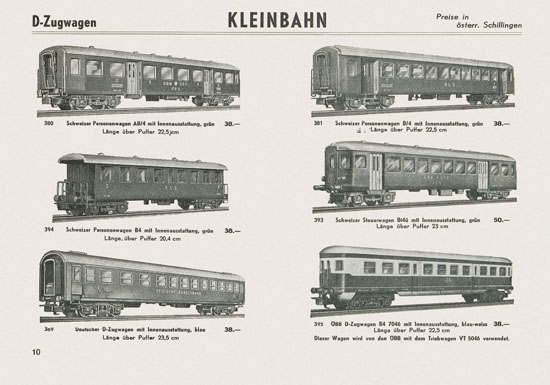 Kleinbahn Katalog 1967-1968