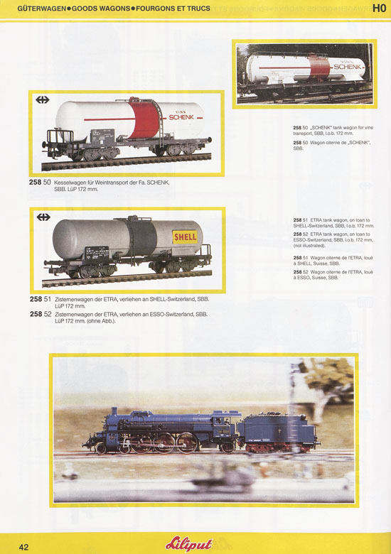 Liliput Modelleisenbahn Katalog 1984