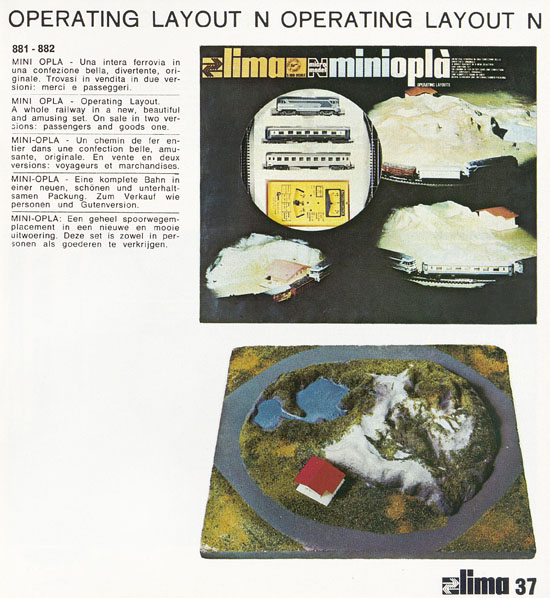 Lima Catalogo Micro Model N 1971-1972
