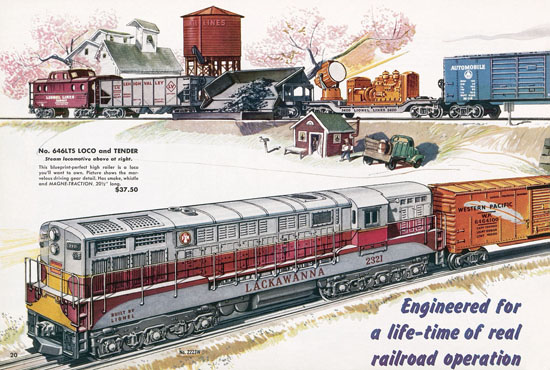 Lionel Katalog 1954,Lionel Katalog 1954, Lionel Modelleisenbahn Spur 0, Lionel trains, Lionel 0 Gauge, Lionel catalog, Lionel catalogue, Lionel railways