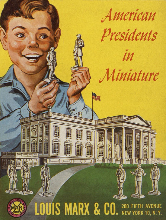 Louis Marx American Presidents in Miniature 1958