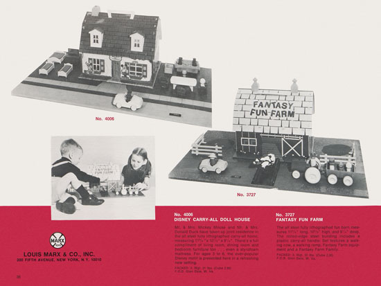 Marx Toys catalog 1972