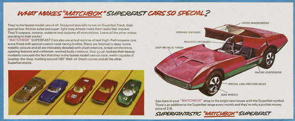 Matchbox Superfast Brochure 1968