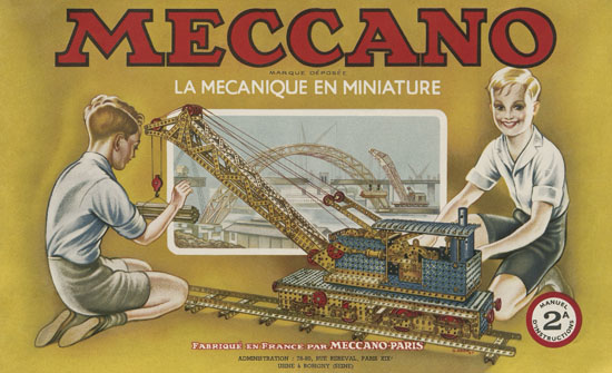 Meccano Manuel d'instructions 2 a 1949