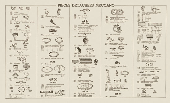 Meccano Manuel d'instructions 2 a 1949