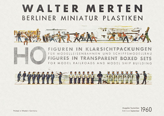 Walter Merten H0-Figuren 1960