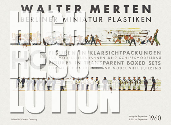 Walter Merten H0-Figuren 1960