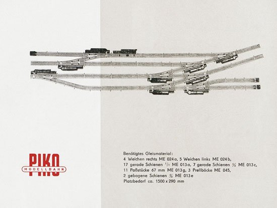 Piko Katalog 1957