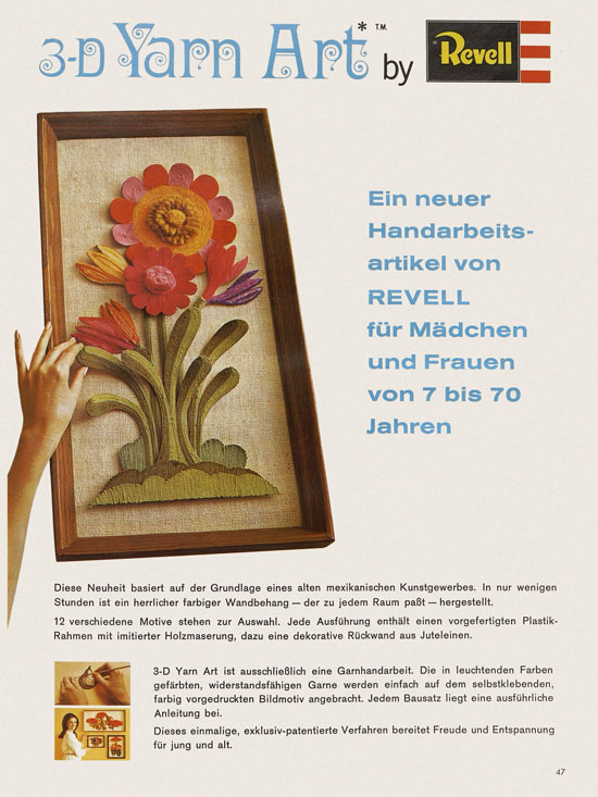 Revell Hobby Katalog 1970