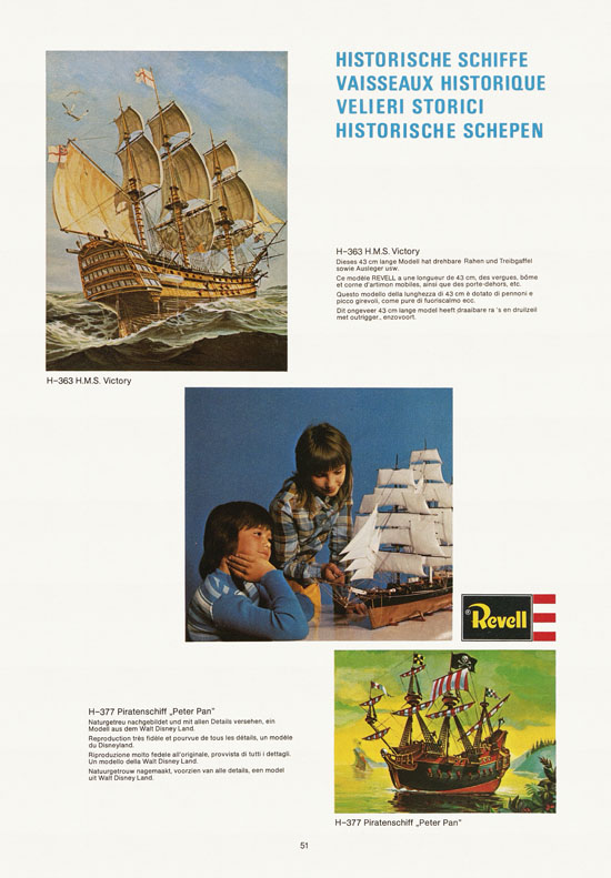 Revell Hobby Katalog 1974