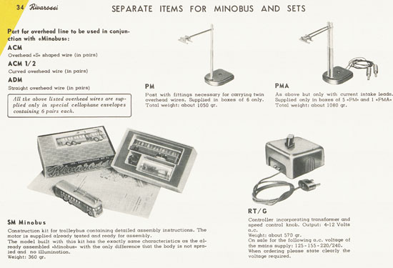 Rivarossi catalogue 1956