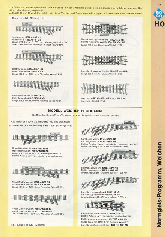 ROCO Katalog 1975