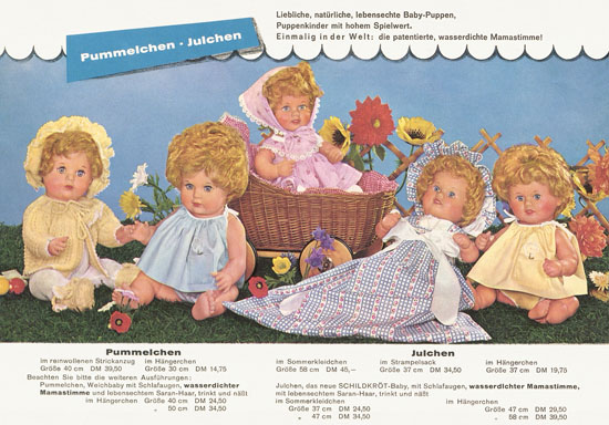Schildkröt-Puppen Prospekt 1963