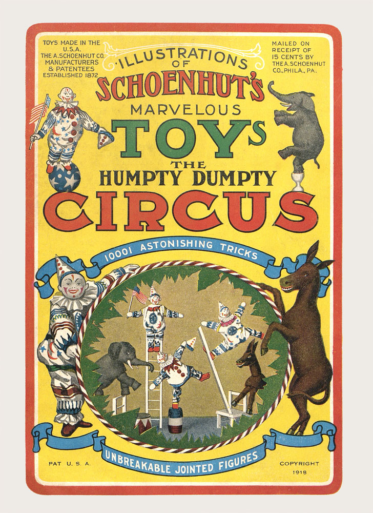 Schoenhut's Humpty Dumpty Circus 1918