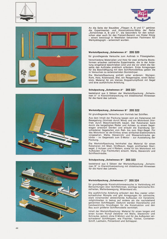 Hegi Modellbau Katalog 1976