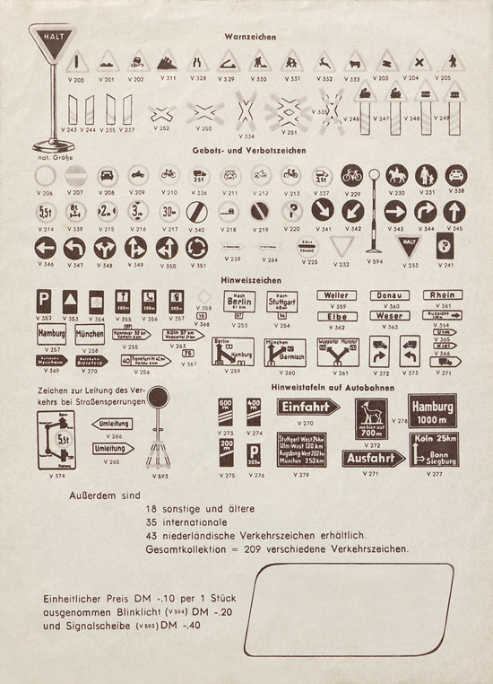 Siku Verkehrsmodelle Katalog 1959