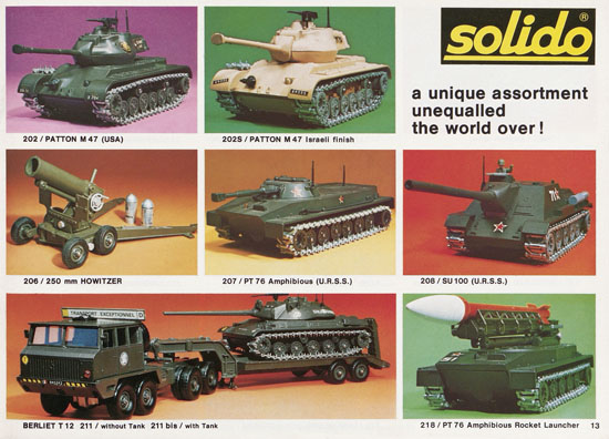 Solido catalog 1976