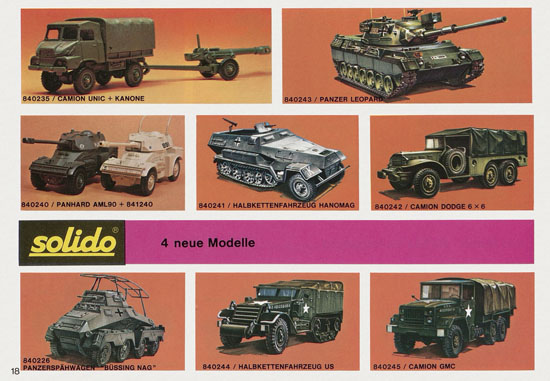 Solido Katalog 1975