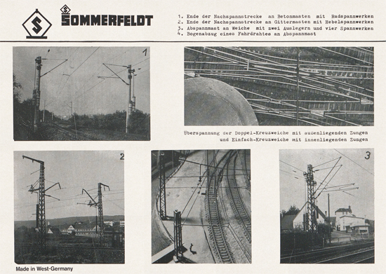 Sommerfeldt Modelloberleitung um 1965