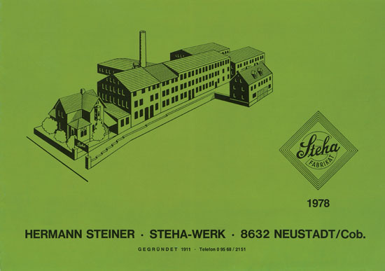 Steha Fabrikat Katalog 1978