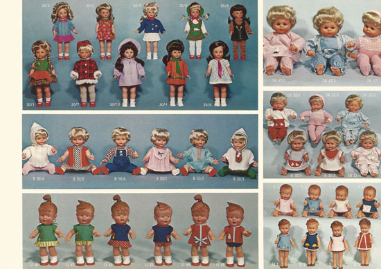 Steha Fabrikat Puppen-Katalog 1969