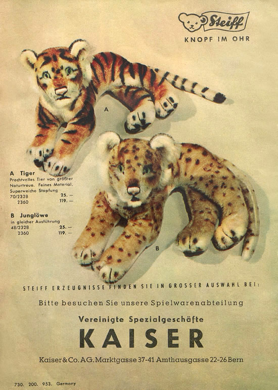 Margarete Steiff Katalog 1953
