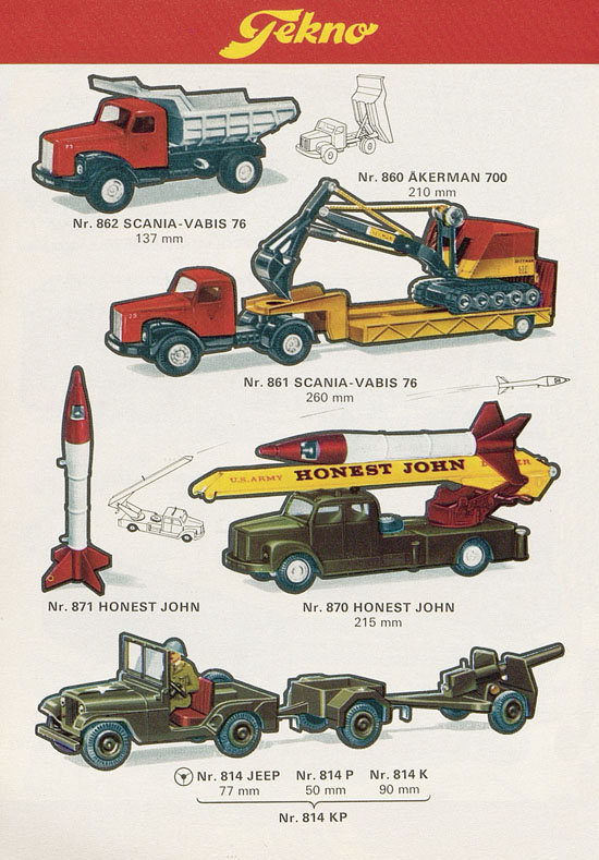Tekno Katalog 1966