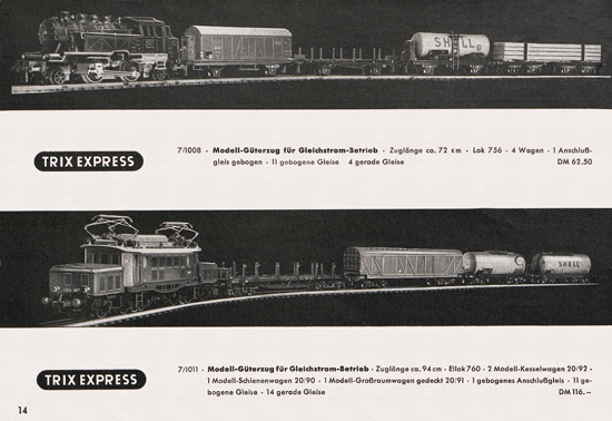 Trix-Express Katalog 1954