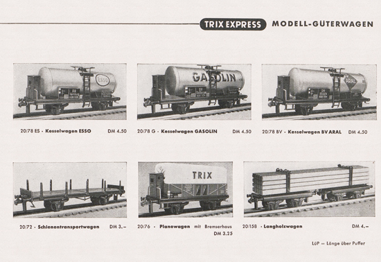 Trix-Express Katalog 1954